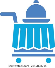 Room Service vector icon. Can be used for printing, mobile and web applications.
