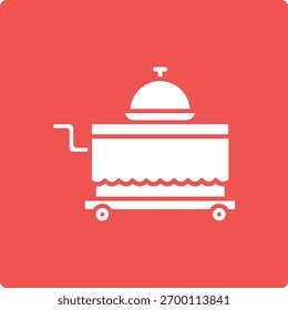 Room Service vector icon. Can be used for printing, mobile and web applications.