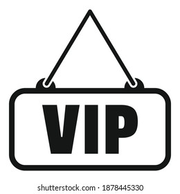 Room service vip icon. Simple illustration of room service vip vector icon for web design isolated on white background