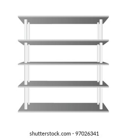 room shelve vector illustration on white background