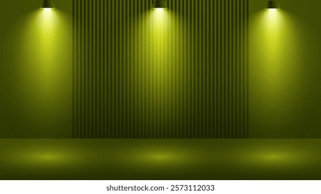 Room Spotlight Background With Dark Background. Beauty product and Fashion Product Light. Space for selling products on the website. Empty room with spotlight effect.