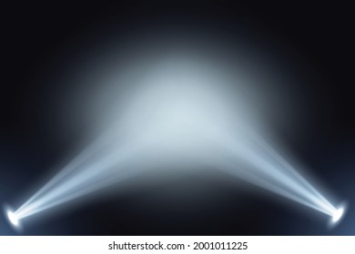 Room studio background with a focus spotlight, ideal for showcasing products, performances, or artistic displays.