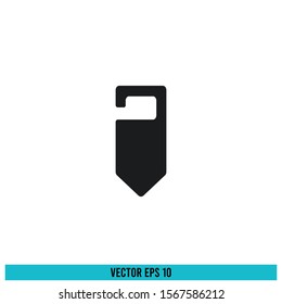 room tag icon vector logo template design element