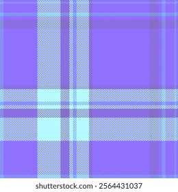 Room tartan check seamless, overlay plaid pattern fabric. Wallpaper textile vector texture background in indigo and light colors palette.