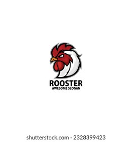 rooster angry logo design gaming esport