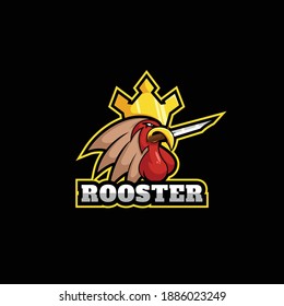 Rooster animal Mascot Logo Esport Logo Team stock images