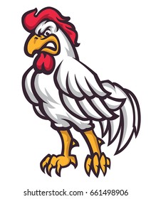 Rooster Character Mascot