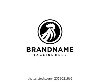 Rooster Chicken Head Logo Designs.Vector Illustration