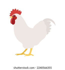 Rooster chicken vector emoji illustrator