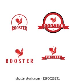 Rooster Company Logo Vector Template Design Illustration