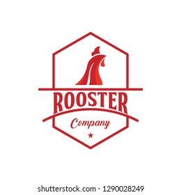 Rooster Company Logo Vector Template Design Illustration