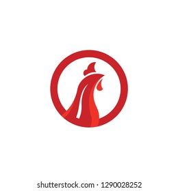 Rooster Company Logo Vector Template Design Illustration