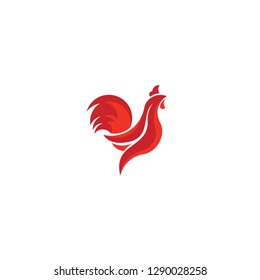 Rooster Company Logo Vector Template Design Illustration