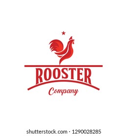 Rooster Company Logo Vector Template Design Illustration