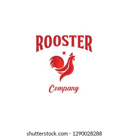 Rooster Company Logo Vector Template Design Illustration