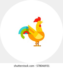 Rooster Concept Icon