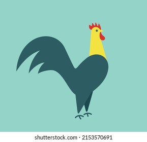 The rooster is crowing for the new day