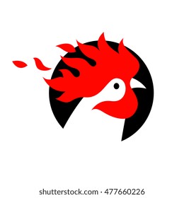 Rooster design. 