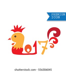 Rooster design for Chinese New Year celebration