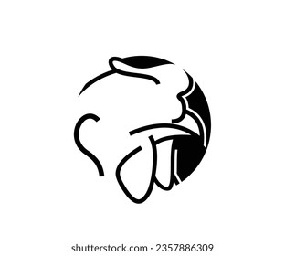 Rooster design logo icon Illustration
