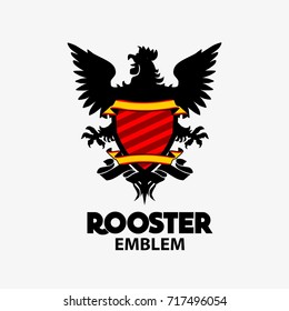 Rooster emblem,  logo.