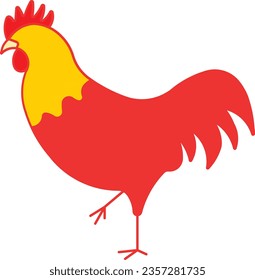 rooster farm chicken bird animal