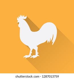 Rooster flat icon
