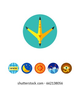 Rooster Footprint Icon