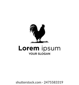 Ilustraciones vectoriales de logotipo de dibujo a mano de gallo