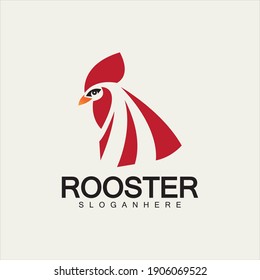 Rooster head logo vector icon symbol illustration design.Rooster  chicken  cock. Abstract vector illustration