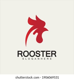 Rooster head logo vector icon symbol illustration design.Rooster  chicken  cock. Abstract vector illustration