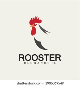 Rooster head logo vector icon symbol illustration design.Rooster  chicken  cock. Abstract vector illustration