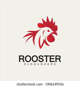 Rooster head logo vector icon symbol illustration design.Rooster  chicken  cock. Abstract vector illustration