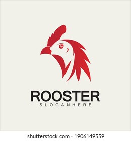 Rooster head logo vector icon symbol illustration design.Rooster  chicken  cock. Abstract vector illustration