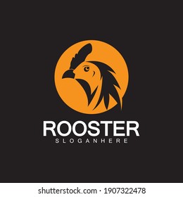 Rooster head logo vector icon symbol illustration design.Rooster  chicken  cock. Abstract vector illustration