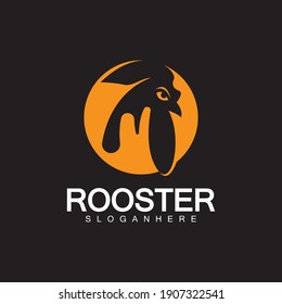 Rooster head logo vector icon symbol illustration design.Rooster  chicken  cock. Abstract vector illustration