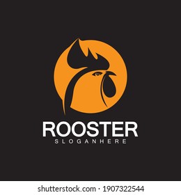 Rooster head logo vector icon symbol illustration design.Rooster  chicken  cock. Abstract vector illustration