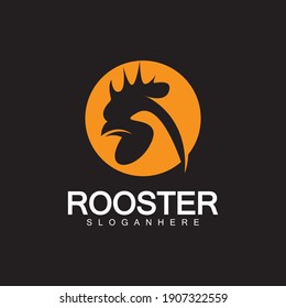 Rooster head logo vector icon symbol illustration design.Rooster  chicken  cock. Abstract vector illustration