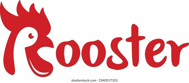 Rooster head logo vector icon symbol illustration design. Rooster chicken cock. Abstract vector illustration. Rooster silhouette vector, poultry chickens roosters head vector