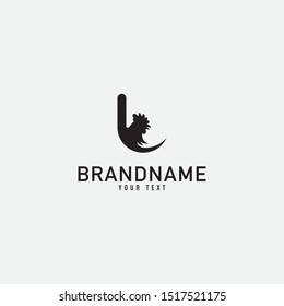 Rooster head logowith red and dark purple color. Creative rooster head logo design inspiration. can be used as symbols, brand identity, company logo, icons, or others. 