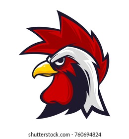 rooster Head Mascot