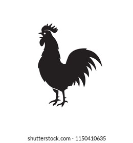 rooster icon design isolated on white background