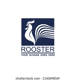 rooster icon design isolated on white background