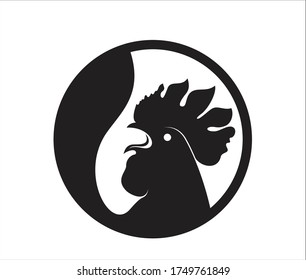 Rooster-Symbol für Logo-Tier