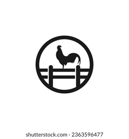 Rooster icon Vector or Rooster Farm outline icon Vector. Best Rooster icon for product packaging design element, print design, and more about Rooster.