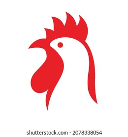 Hähnchensymbolen-Logo, Vektorsymbol 