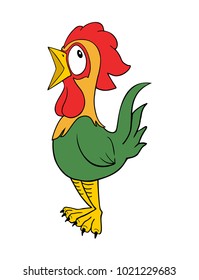 Rooster illustration design