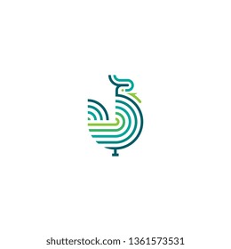 Rooster Line Art