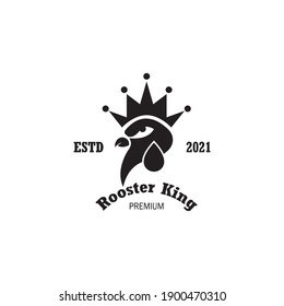 ilustración vectorial de diseño de color abstracto del logotipo de gallo
