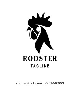rooster logo black rooster logo simple rooster logo design